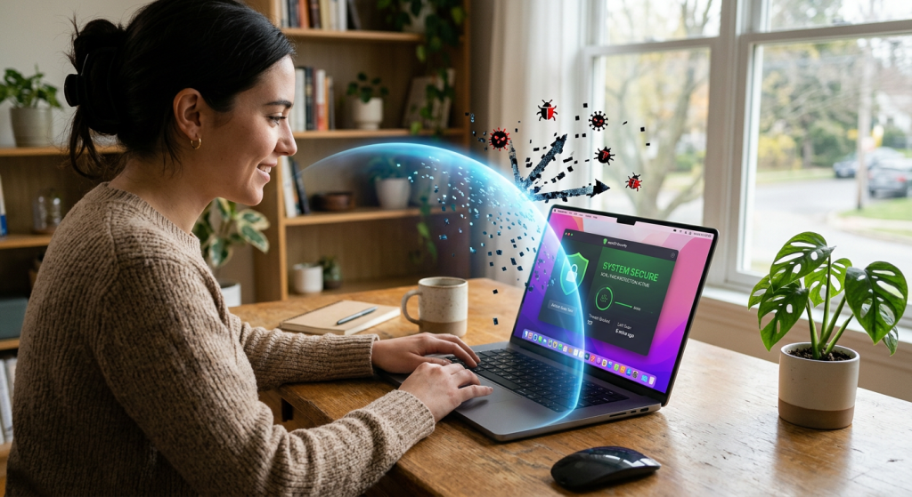 ウイルスから守られているmac
